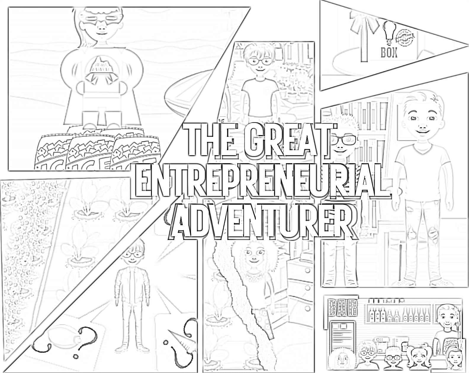 Color The Great Entrepreneur Adventurer